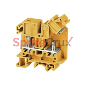 Sth6Y | Connectwell 35 Sq.mm M6 Captive Nut Type Terminal Block In Yellow Colour