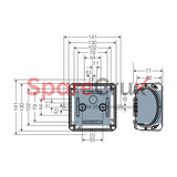 Wp 0606 B | Hensel Cable Junction Box Ip 68