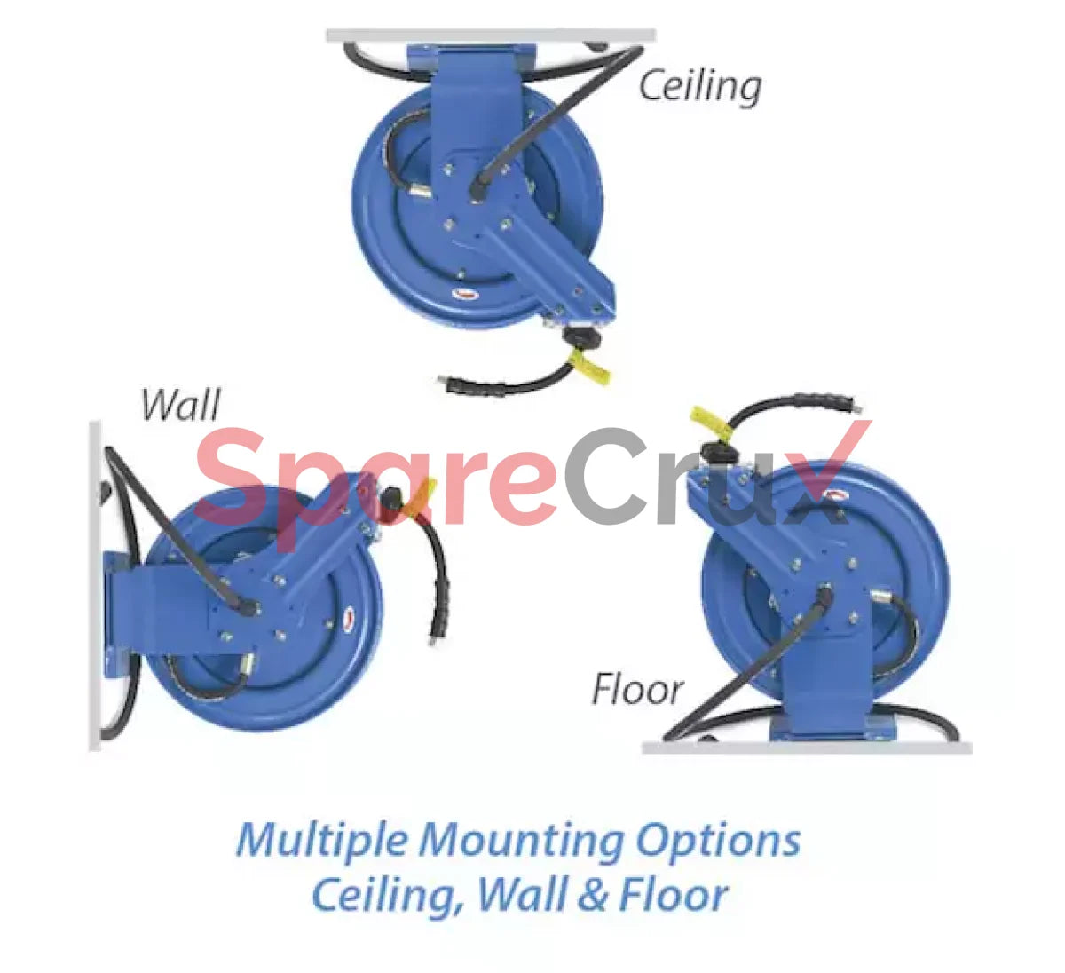 Zpw1015Da | Zephyr Auto-Retractable Pressure Washer Hose Reels 10Mm X 15M Dual Arm Heavy Duty