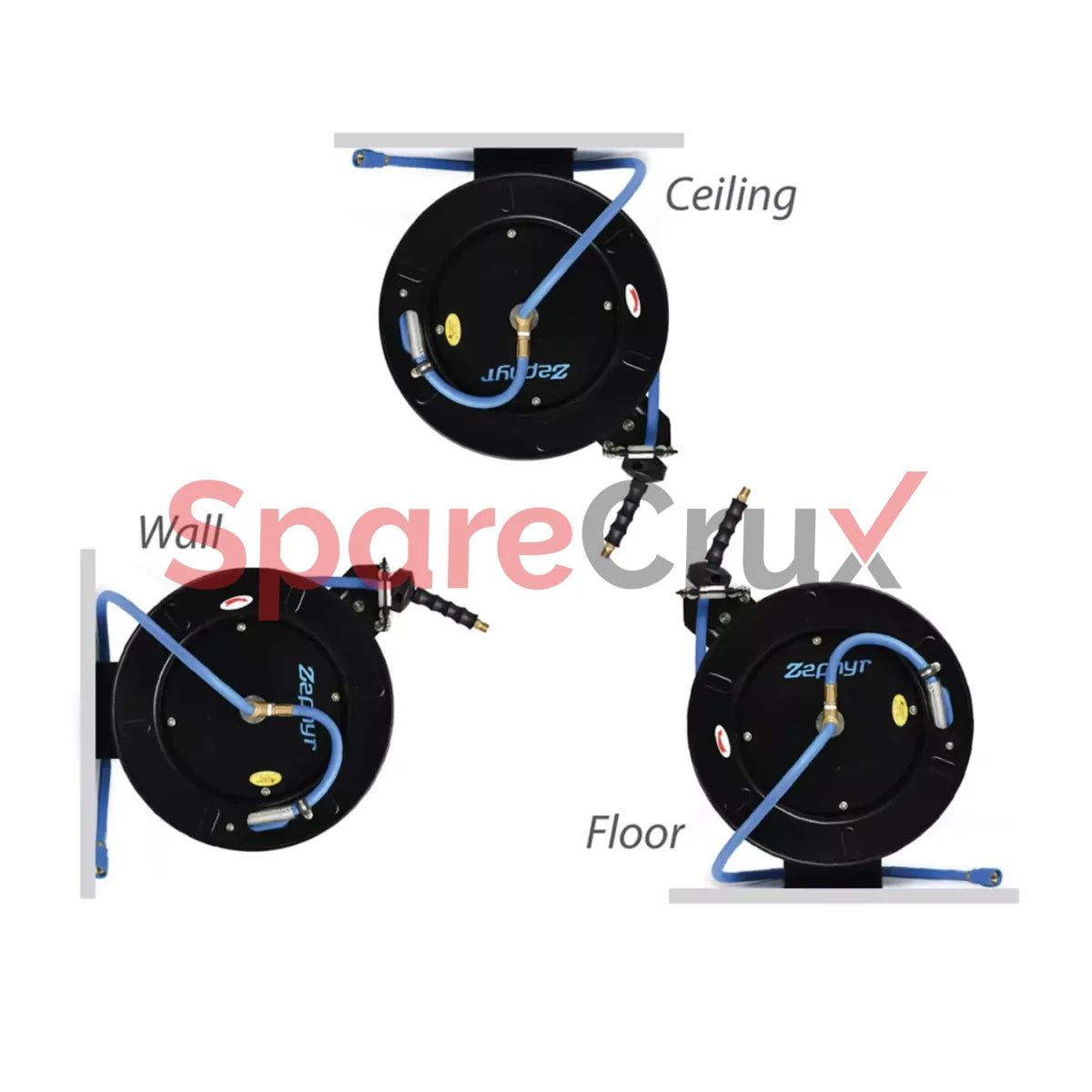 Zwr1308 | Zephyr Auto-Retractable Water Hose Reels 13Mm X 8M