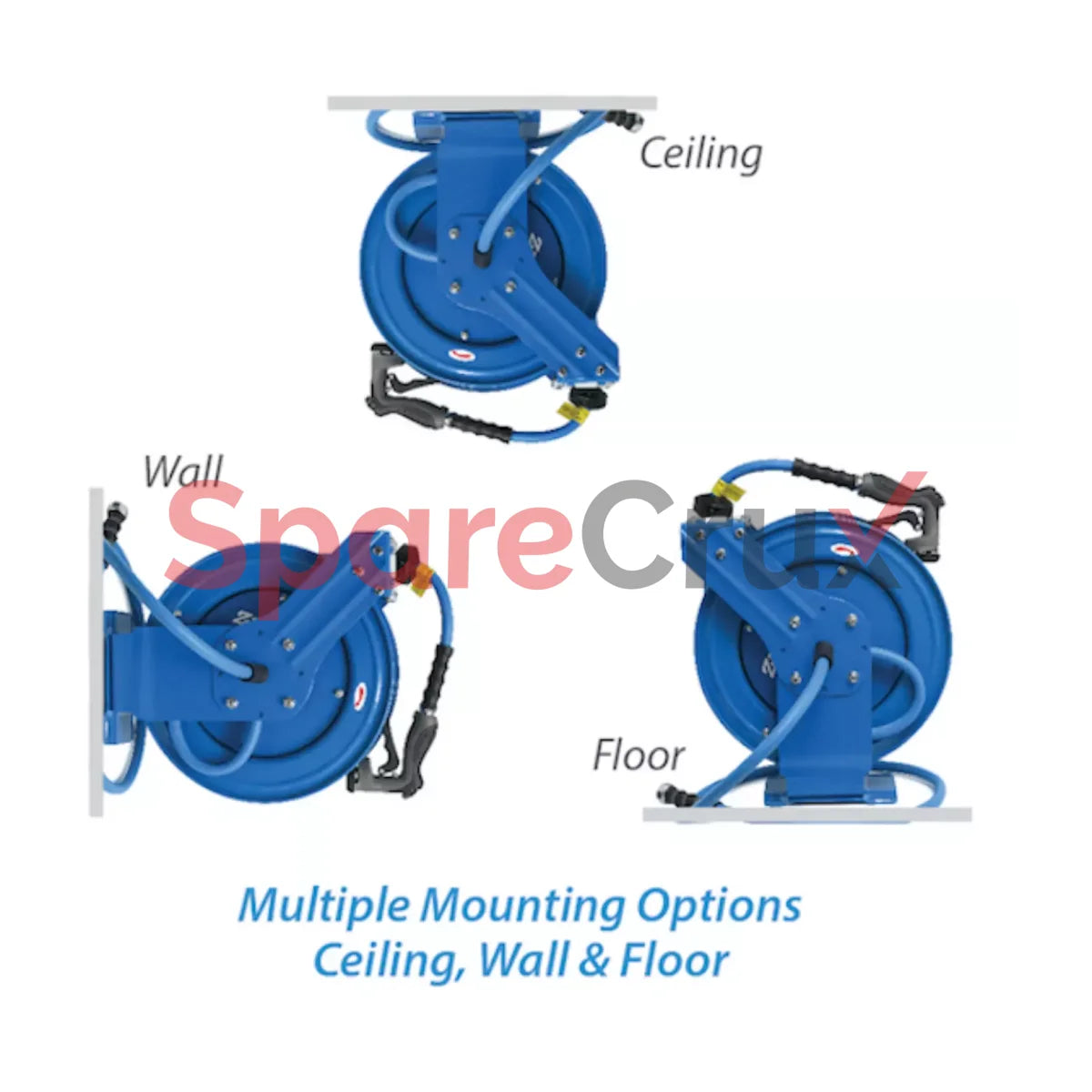 Zwr1310Da | Zephyr Auto-Retractable Water Hose Reels 13Mm X 10M Dual Arm Heavy Duty